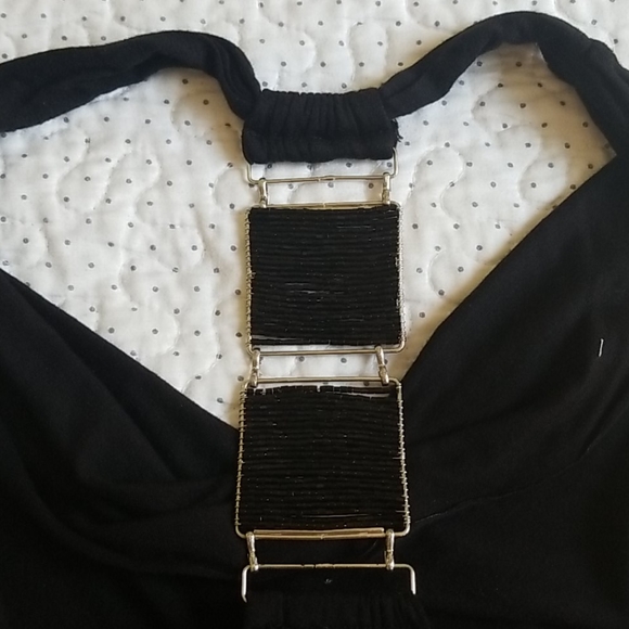 Black Racer Back Tank Top - Picture 5 of 6